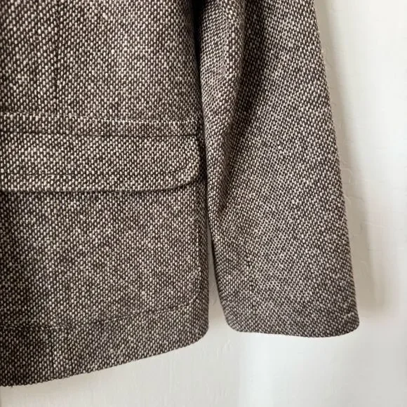 Pendleton Wool Tweed Blazer Coat Jacket Size 14 - Picture 7 of 11